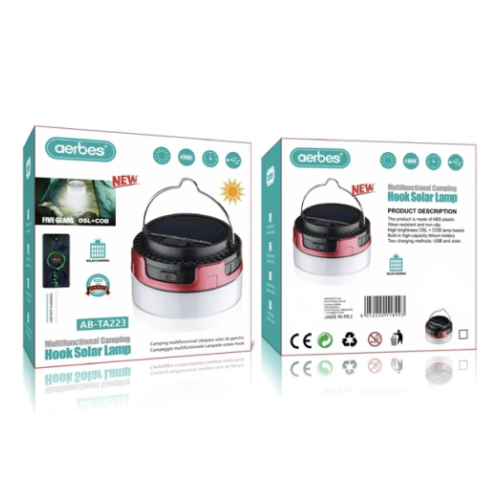 Aerbes AB-TA223 Ηλιακός Προβολέας Χειρός - Χρώμα: Μπλε