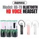 Remax RB-T9 Earbud Bluetooth Handsfree Ακουστικό Λευκό