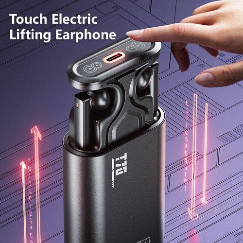 Awei T70 Earbud Bluetooth Handsfree Ακουστικά με Αντοχή στον Ιδρώτα και Θήκη Φόρτισης Μαύρα